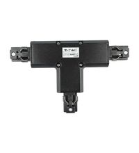 Element de conectare pentru sina, aplicat, negru, V-TAC