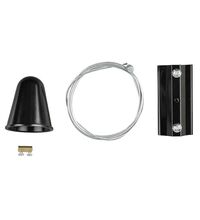 Element de suspendare pentru sina, aplicat, negru, IP20, V-TAC