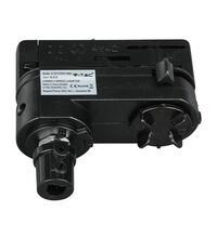 Element de conectare pentru sina, negru, V-TAC