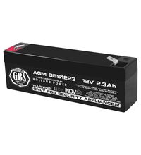 Acumulator 12V, AGM, VRLA, GBS Security, F1 / T1, 2.3A, GBS1223