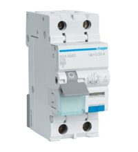 Siguranta automata (disjunctor) cu protectie diferentiala monofazica Hager, 6A, 30mA, curba C, RCBO, tip A, 6kA, ADA956D