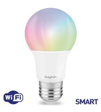 Bec LED RGB Braytron, E27, dimabil, smart, 9W, sferic