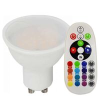Bec LED RGB V-TAC, GU10, smart, 3.5W, dimabil, 3000K, SKU 2778