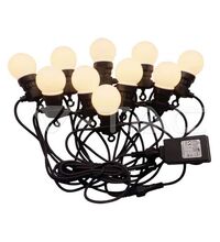 Lant becuri LED decorative V-TAC, 5ml, 10XE27, sferic, 0.5W, 3000K, SKU 7436