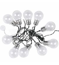 Lant becuri LED decorative V-TAC, 2ml, 10XE27, sferic, 1W, 3000K, SKU 8559