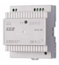 Transformator de tensiune F&F, 2.5A, 60W, de 180-264VAC la 24VDC, ZI-61-24