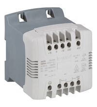 Transformator de tensiune Legrand, 400VA, de 230-400V la 115V-230V, sina DIN, 044266