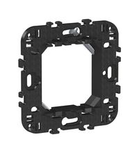 Rama de montaj Schneider, cu suruburi, 2M, negru, Easy Styl, LMR7062003