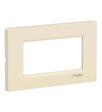Rama decorativa aparataj modular Schneider, rectangulara, 4M, crem, Easy Styl, LMR7264002