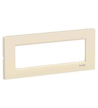 Rama decorativa aparataj modular Schneider, rectangulara, 7M, crem, Easy Styl, LMR7267002
