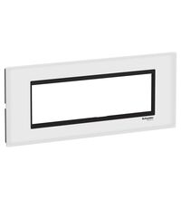 Rama decorativa aparataj modular Schneider, rectangulara, 7M, alb-negru, Easy Styl, LMR7967031