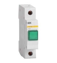Lampa de semnalizare iEK, LED, verde, 230VAC, sina DIN, MLS20, MLS20-230-K06