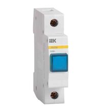 Lampa de semnalizare iEK, LED, albastru, 230VAC, sina DIN, MLS20, MLS20-230-K07