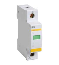 Descarcator la supratensiune iEK, 1+0, compact cu semnalizare, 1P, tip B, 400V, MOP20-1-B