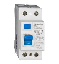 Siguranta automata (disjunctor) cu protectie diferentiala monofazica Schrack, 63A, 300mA, RCCB, tip AC, 10kA, Amparo, AR006230