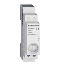 Lampa de semnalizare Schrack, LED, alb, 230VAC, sina DIN, AZ106804