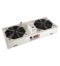 Unitate de tavan cu 2 ventilatoare, DT/DTW, termostat analogic, instalare din exteriorul dulapului Rack, Schrack