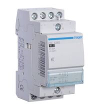 Contactor modular Hager, silentios, 12VDC, 4P, 25A, 3ND+1NI, ESL428SDC