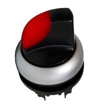 Selector cu maneta cu revenire, 40 grade, 0-1, 2 pozitii, rosu, Schrack, MM216814