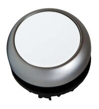 Buton comanda Schrack, cu revenire, plat cu indicator luminos, alb, MM216922