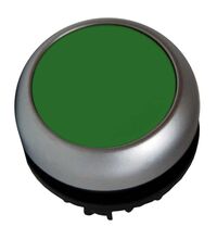 Buton comanda Schrack, cu revenire, plat cu indicator luminos, verde, MM216927