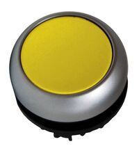Buton comanda Schrack, cu revenire, plat cu indicator luminos, galben, MM216929