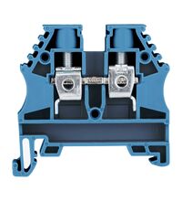 Clema sir fixare pe sina DIN, albastru, 6mmp, AVK, Schrack, IK601006