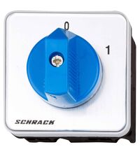 Comutator cu came Schrack, 1P, 20A, 690VAC, 0-1, IP40///IP65, IN005120