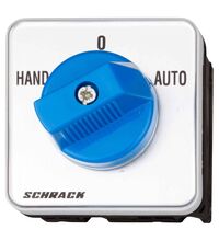 Comutator cu came Schrack, 1P, 20A, 690VAC, HAND-0-AUTO, IP40///IP65, IN006122