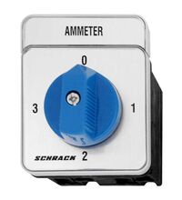 Comutator ampermetru Schrack, 1P, 20A, 0-1-2-3, IP40///IP65, IN009A00