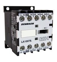 Contactor mini Schrack, 230VAC, 3A, 4P, 3ND+1NI, LA100783