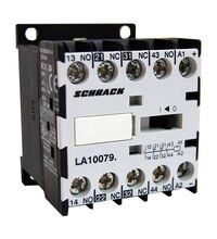 Contactor mini Schrack, 24VDC, 3A, 4P, 2ND+2NI, LA100795