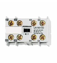 Contact auxiliar Schrack, frontal, 2ND+2NI, pentru contactoare mini, LA190150