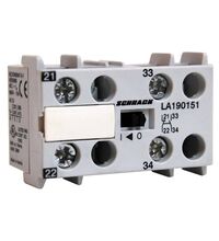 Contact auxiliar Schrack, frontal, 1ND+1NI, pentru contactoare mini, LA190151