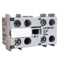 Contact auxiliar Schrack, HK11, 1ND+1NI, pentru contactoare LA1, LA190154