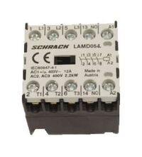 Contactor mini Schrack, 24VAC, 5A, 4P, 4ND, LAMD0540