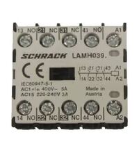 Contactor mini Schrack, 24VDC, 3A, 4P, 2ND+2NI, LAMH0395