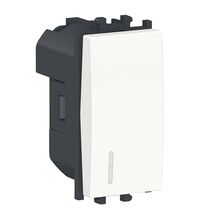 Intrerupator modular Schneider, alb, cu LED, 1M, Easy Styl, LMR1401001