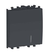 Intrerupator modular Schneider, negru, cu LED, 2M, Easy Styl, LMR1412003
