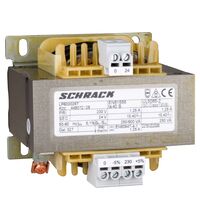 Transformator de tensiune Schrack, 250VA, de 230V la 24VAC, LP602025T
