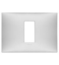 Rama decorativa aparataj modular Vimar, rectangulara, 1/3M, argintiu mat, NeveUp Metal, 09671.21