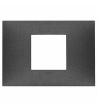 Rama decorativa aparataj modular Vimar, rectangulara, 2/3M, carbon mat, NeveUp Matt, 09672.14