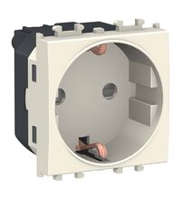 Priza modulara 2P+E Schneider, crem, 2M, 16A, Easy Styl, LMR5210002