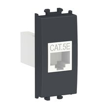 Priza modulara UTP RJ45 Schneider, cat.5e, negru, 1M, Easy Styl, LMR6232003
