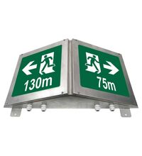 Corp de iluminat de emergenta LED, 2X4.8V/1.5Ah, 2x9W, aplicat perete, doua fete, 1.5 ore, IP65, Olympia, 923579000