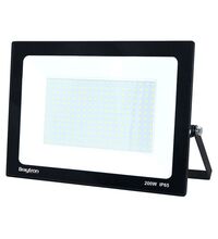 Proiector LED, negru, 200W, 3000K, IP65, Braytron