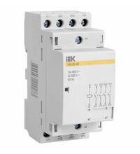 Contactor modular iEK, 400VAC, 4P, 20A, 4ND, KM20-40