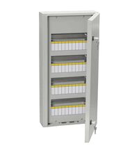 Dulap metalic cu plastroane PVC, 48 module, 4x12, aplicat, iEK, SCHR, IP54, cu usa mata