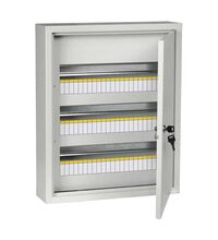 Dulap metalic cu plastroane PVC, 54 module, 3x18, aplicat, iEK, SCHR, IP31, cu usa mata
