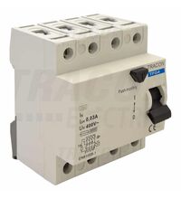 Siguranta automata (disjunctor) cu protectie diferentiala trifazica Tracon, 16A, 300mA, RCCB, tip A/AC, 6kA, TFG, TFG4-16300